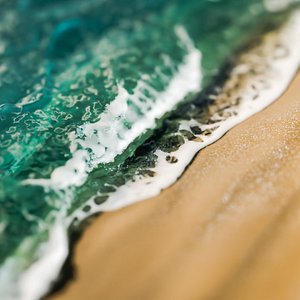 Animated Beachwaves with Whitewater 3D model