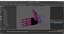 Right Dexterous Robot Hand Rigged for Maya 3D model