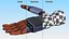 Right Dexterous Robot Hand Rigged for Maya 3D model