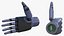 Right Dexterous Robot Hand Rigged for Maya 3D model
