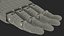 Right Dexterous Robot Hand Rigged for Maya 3D model