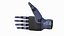 Right Dexterous Robot Hand Rigged for Maya 3D model