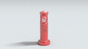 3D laos Japan Post Box