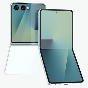 3D Samsung Galaxy Z Flip 7 Mint model