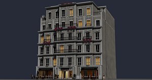 Venice Hotel and Restaurant model