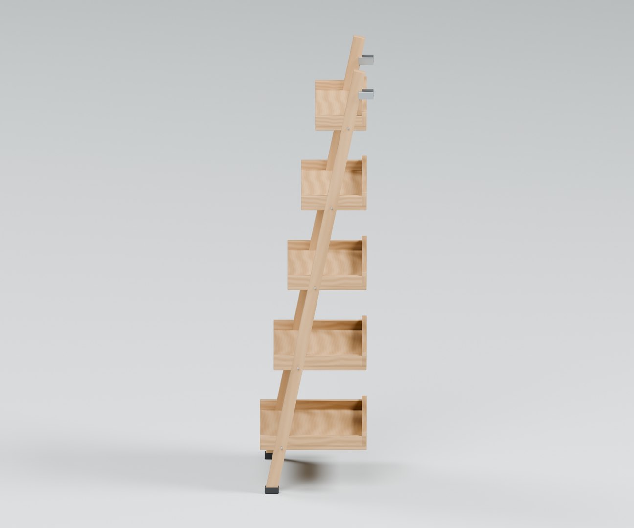 Leaning Oak Ladder Bookcase with Five Shelves and Wall Fixings 3D model https://p.turbosquid.com/ts-thumb/sd/Yhk7PE/aW/04_side/jpg/1791507416/1920x1080/fit_q87/071fc1a9864abe4249d457434774d378fc334f35/04_side.jpg