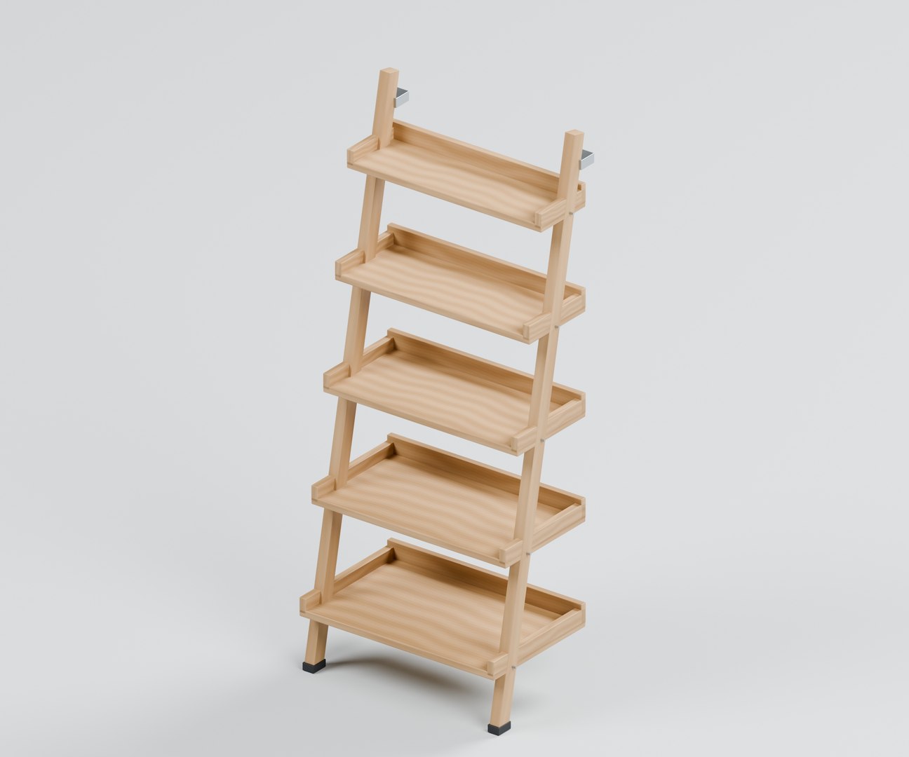 Leaning Oak Ladder Bookcase with Five Shelves and Wall Fixings 3D model https://p.turbosquid.com/ts-thumb/sd/Yhk7PE/dF/05_detail/jpg/1791507417/1920x1080/fit_q87/e5bee1dffc7a8f7aa4416aaa40770ce1b7752565/05_detail.jpg