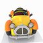 Toon Convertible Car