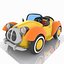 Toon Convertible Car