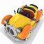 Toon Convertible Car