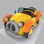 Toon Convertible Car