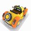 Toon Convertible Car
