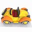 Toon Convertible Car