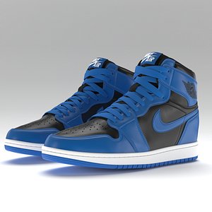 Jordan 1 Retro High Blue and Black PBR