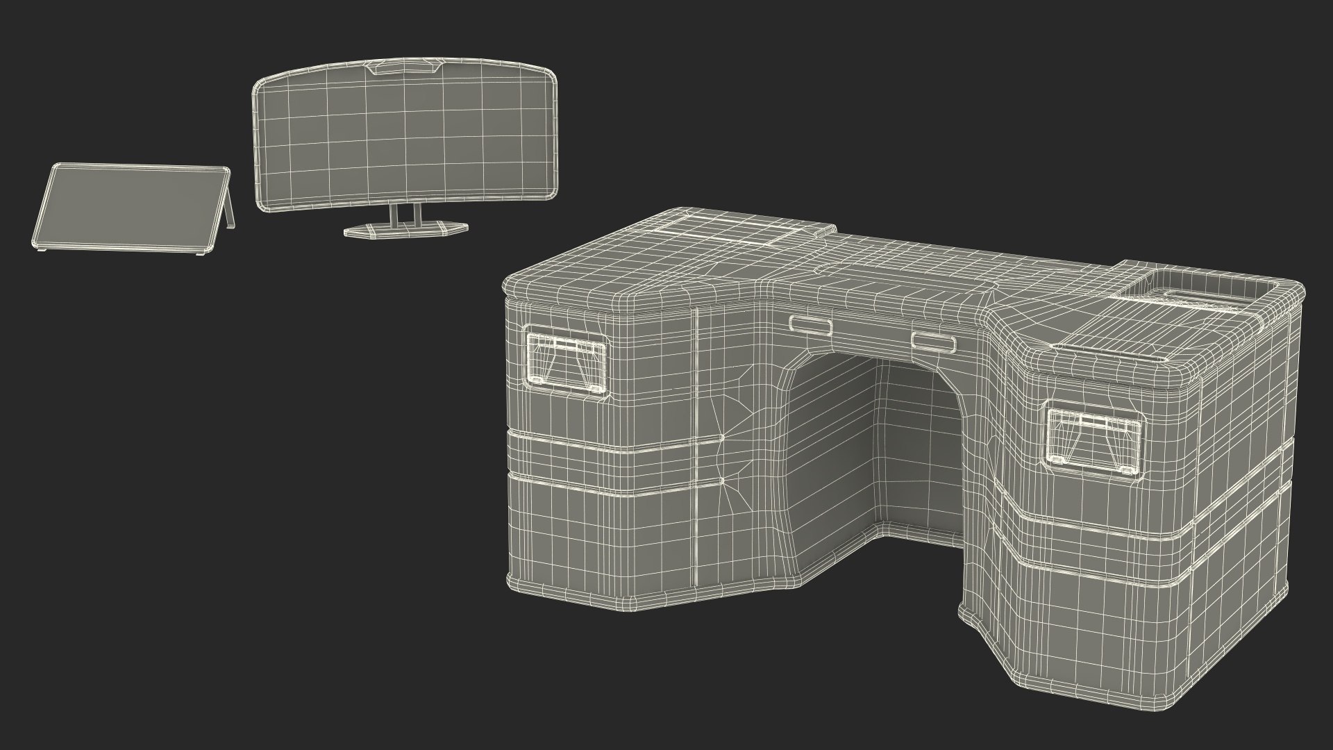 Futuristic Computer Table Dark 3D model https://p.turbosquid.com/ts-thumb/sd/i4NmWh/4X/futuristiccomputertabledarkvray3dmodel034/jpg/1698886404/1920x1080/fit_q87/a6d7fb4c16f2f5a8dc3585e03b6d24f59a4fa366/futuristiccomputertabledarkvray3dmodel034.jpg
