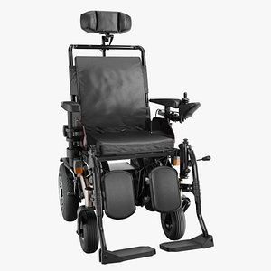 powered wheelchair 3D