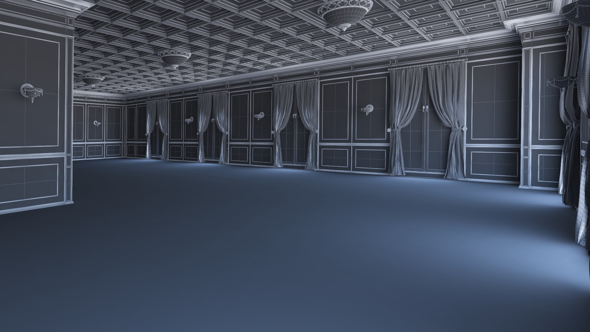 Base Classic Interior 2 3D Model - TurboSquid 2014966