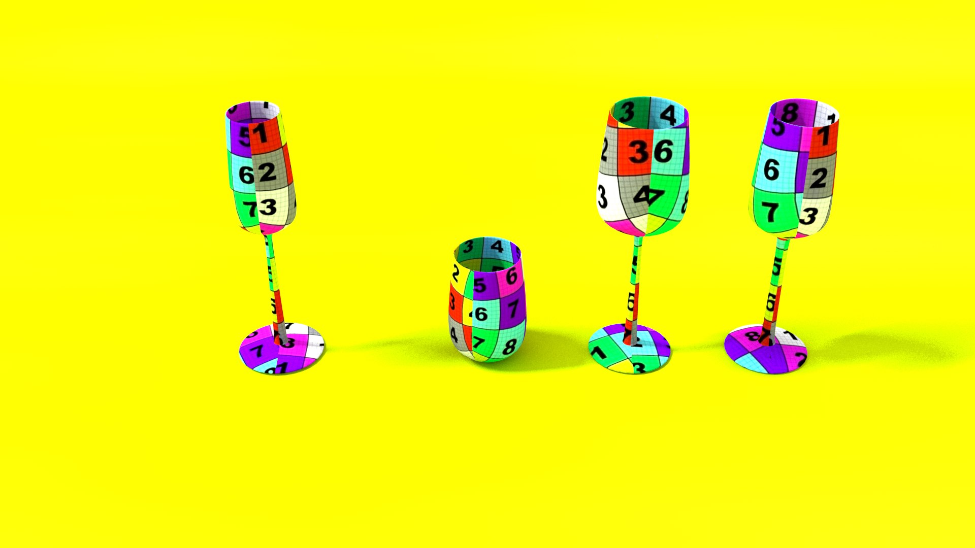 3D Model Laos Glasses - TurboSquid 2640856