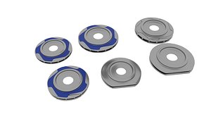 brake rotor pack 3D model