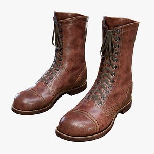 3D US WW2 Tactical Boots