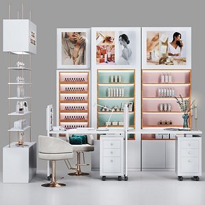 manicure beauty salon 3D