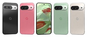 3D model Google Pixel 9 All Colors