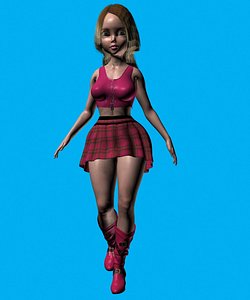 Walking girl