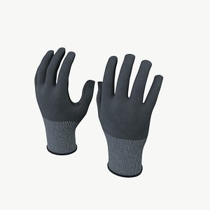 cut-resistance gloves 3D model