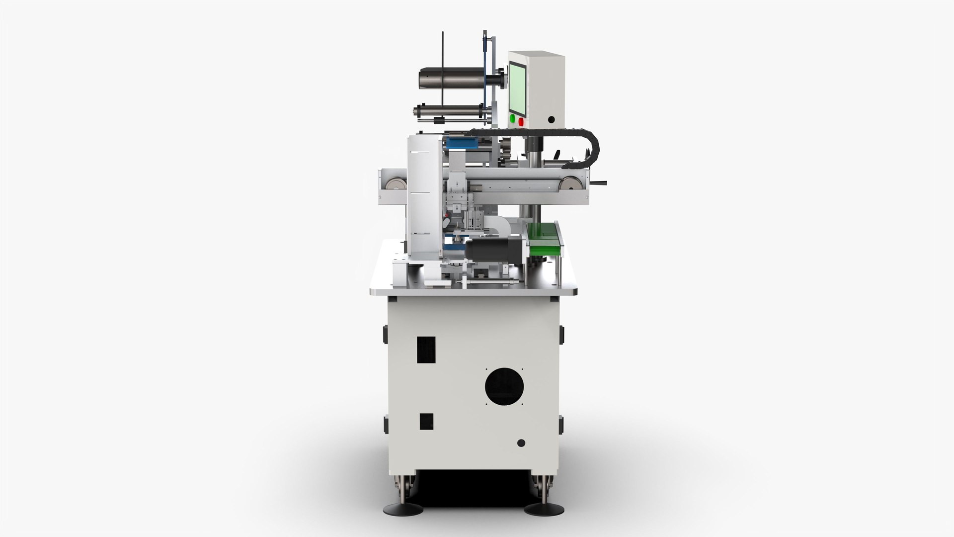 Automatic Mobile Phone Battery 4 Sides Labeling Machine 3D Model ...