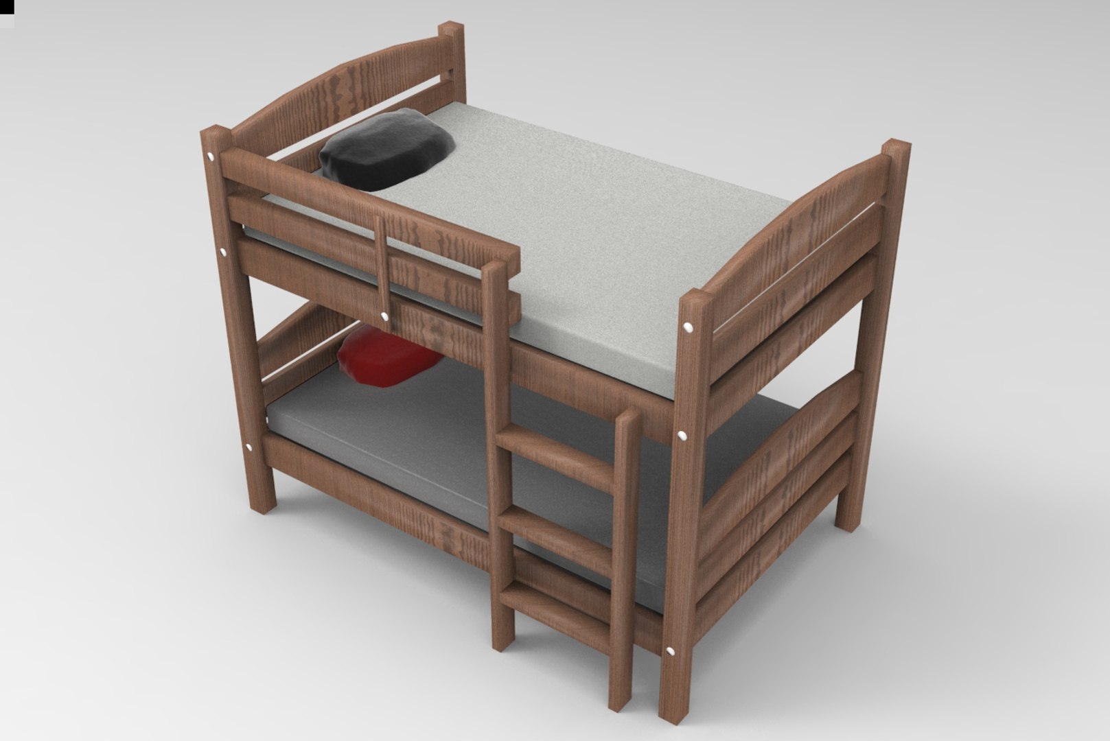 Bunk Bed 3d Model Turbosquid 1636724