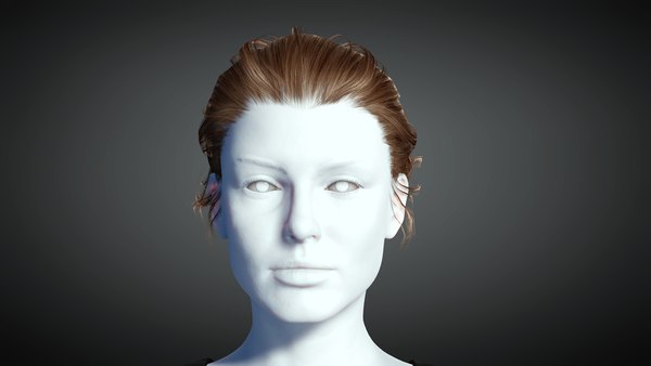 Free Free Realistic Female hair 3D model - TurboSquid 1861099