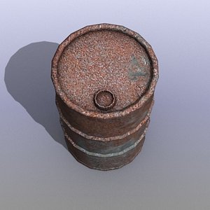 old barrels 3d model