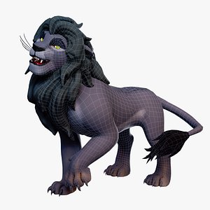 Stylized Dark Lion