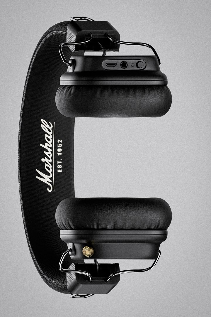 Marshall Major 2 Headphone 3D model https://p.turbosquid.com/ts-thumb/se/1QDozV/Ia/finalrenderwithhdri6/jpg/1714628292/1920x1080/fit_q87/e2fd0c114460aa31d548404c7ba115ac301264c0/finalrenderwithhdri6.jpg