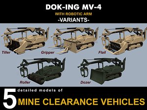 3D dok-ing mv-4 vehicles model