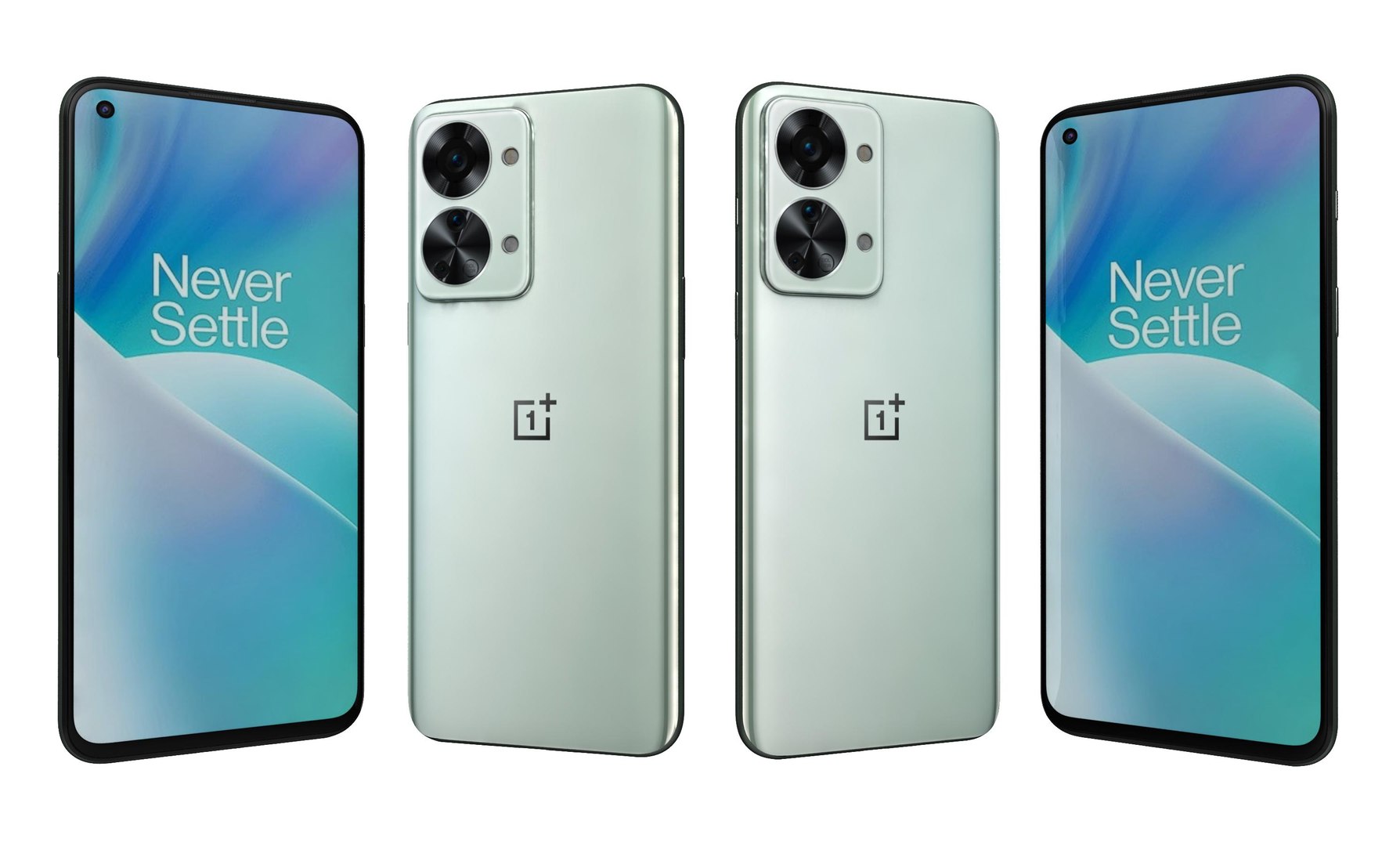 3D model OnePlus Nord 2T 5G Jade Fog - TurboSquid 1941315