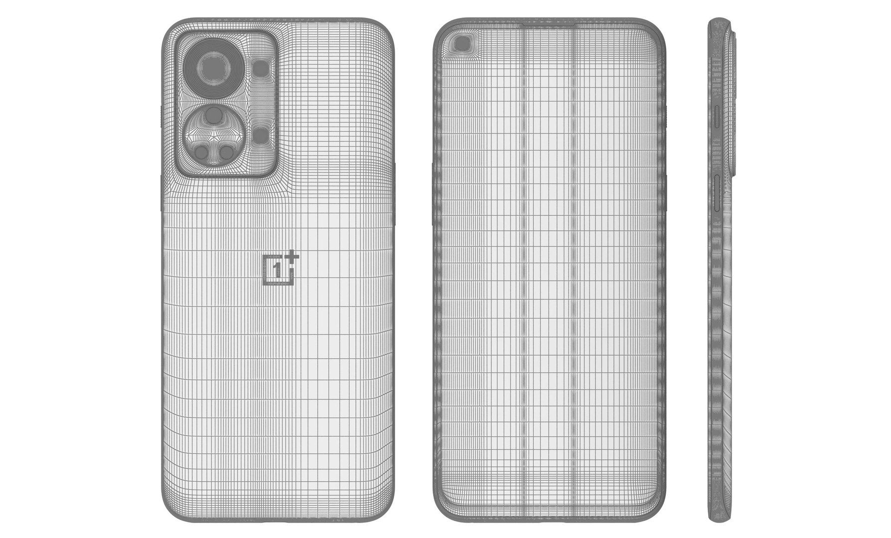 3D model OnePlus Nord 2T 5G Jade Fog - TurboSquid 1941315