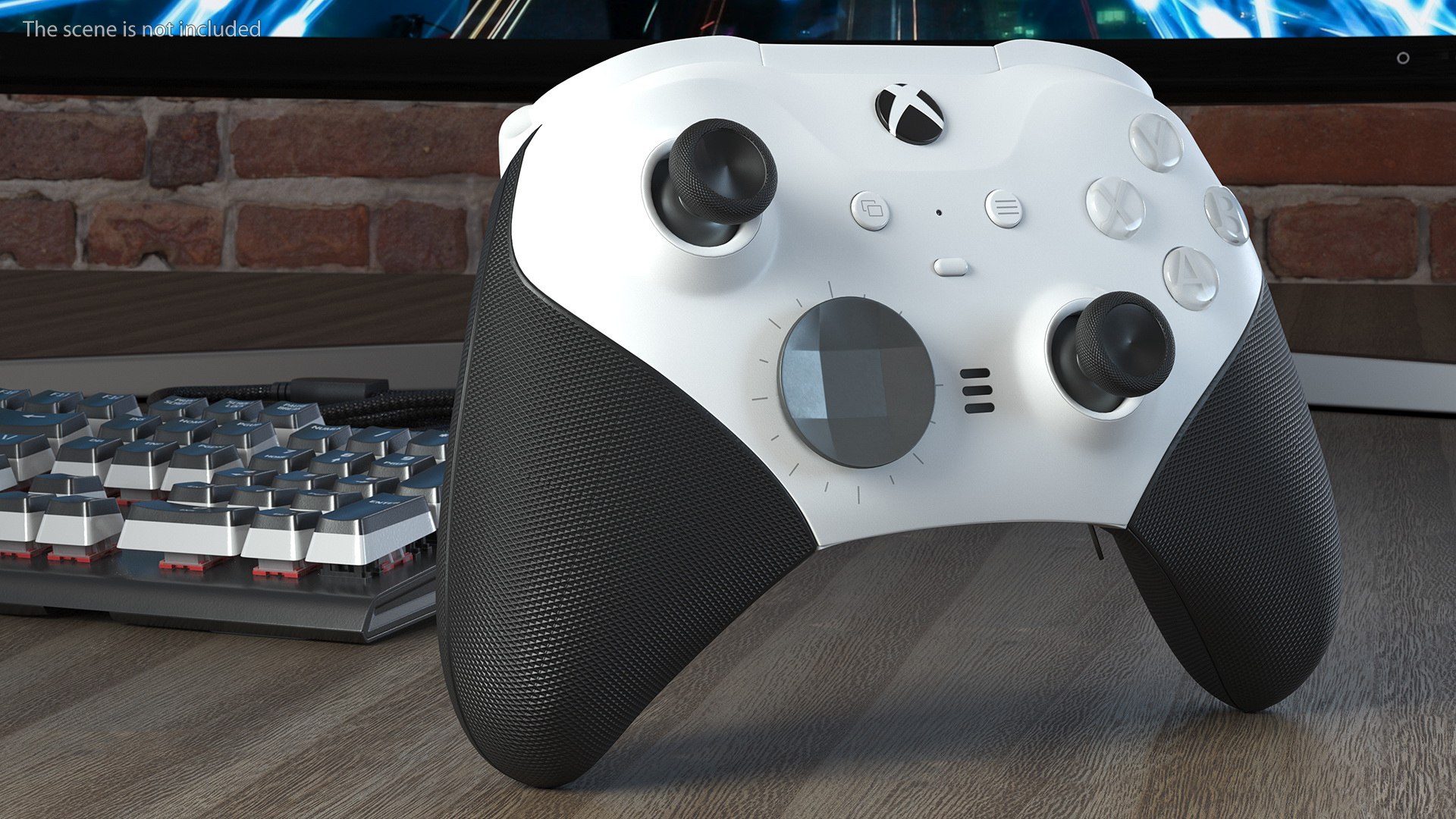 Wireless Controller Xbox Elite Series 2 White Model - TurboSquid 2099722