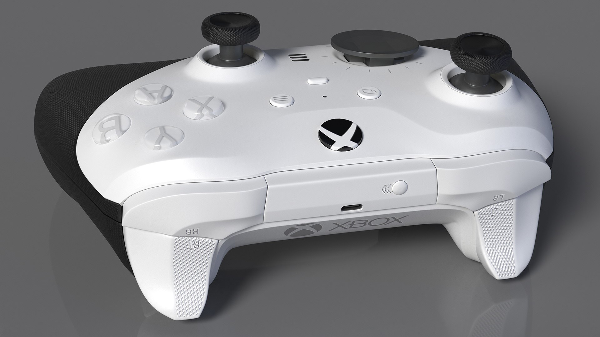 Wireless Controller Xbox Elite Series 2 White Model - TurboSquid 2099722