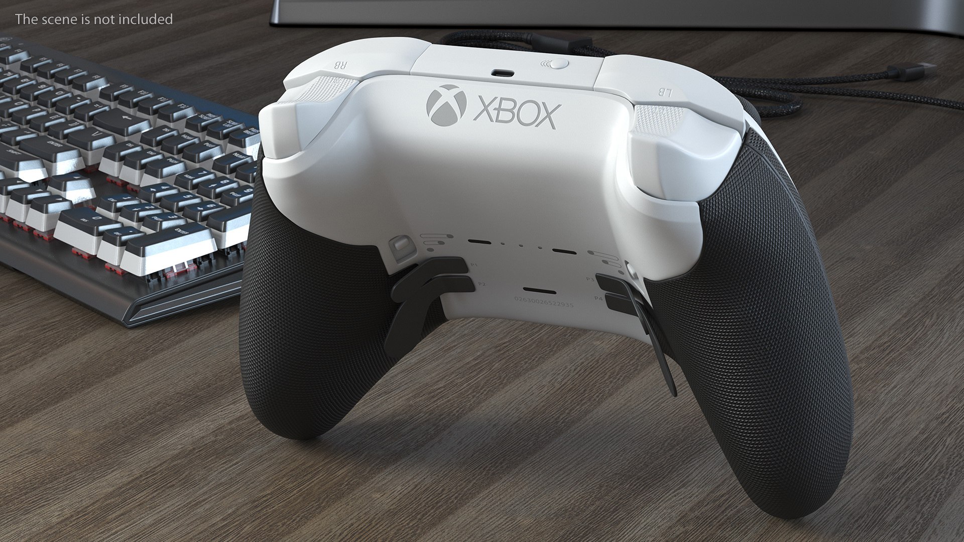 Wireless Controller Xbox Elite Series 2 White Model - TurboSquid 2099722