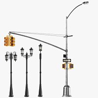 Detailed Street Lights Collection