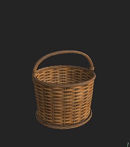 wickerbasket unreal engine 3D model