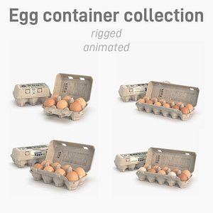 eggs in rigged carton package collection