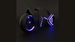 3D Tron bike