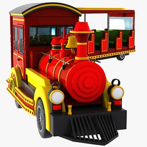 Cartoon Mini Electric Fun Train