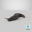 Black Garden Slug Crawling