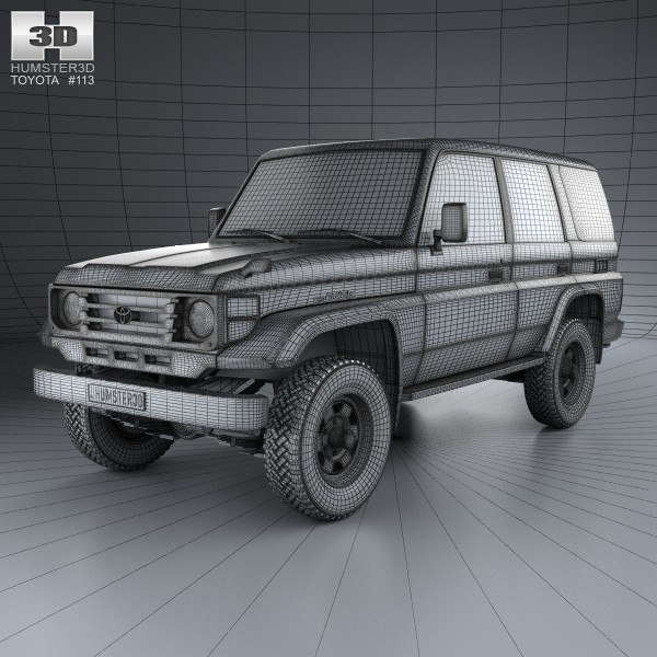 3d Model Toyota Land Cruiser