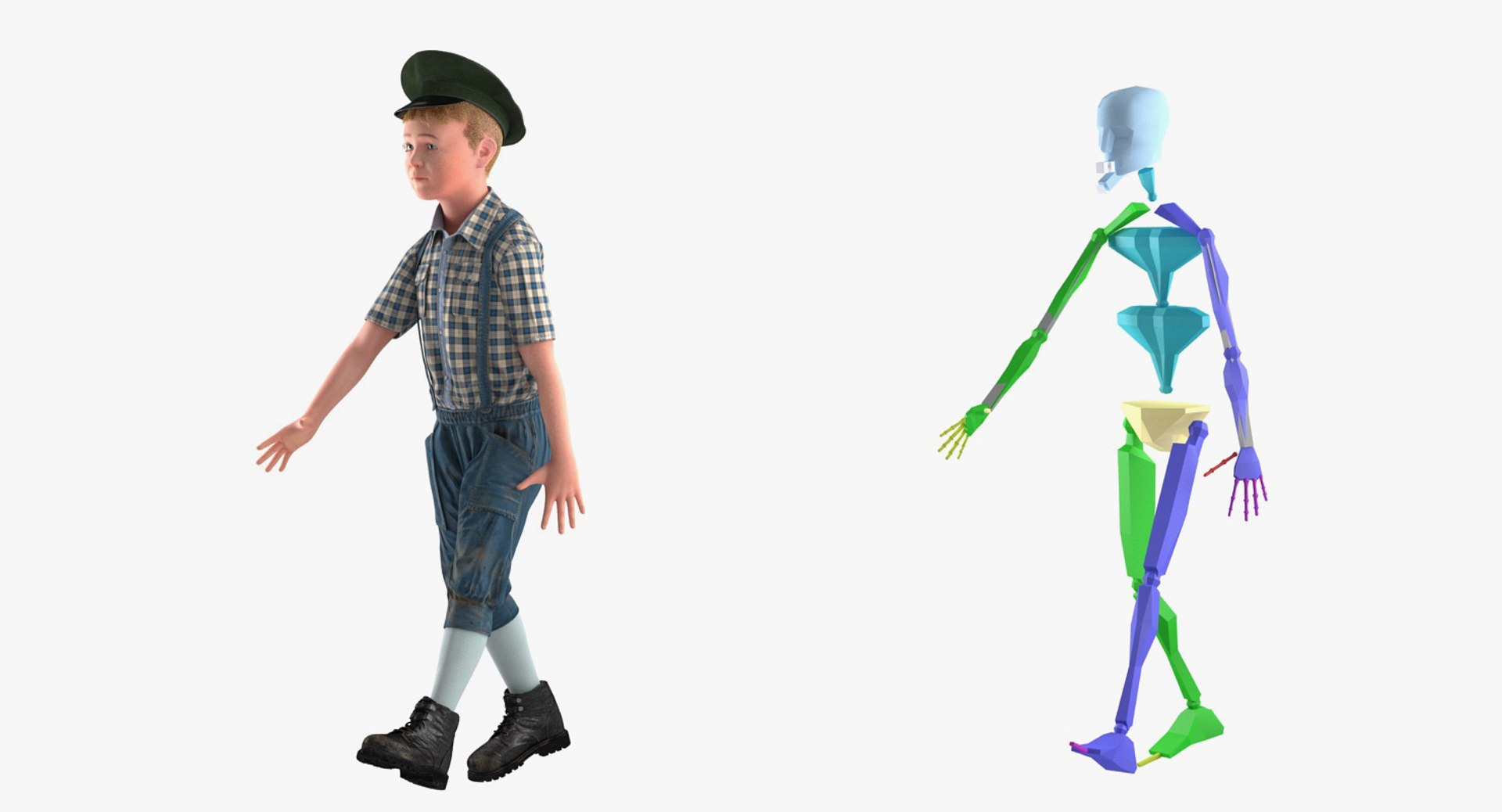 Realistic Child Boy Rigged 3D - TurboSquid 1312224