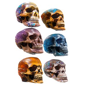 Magical Crystal Skulls Pack 6 model