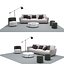 Stoffsofa-Set